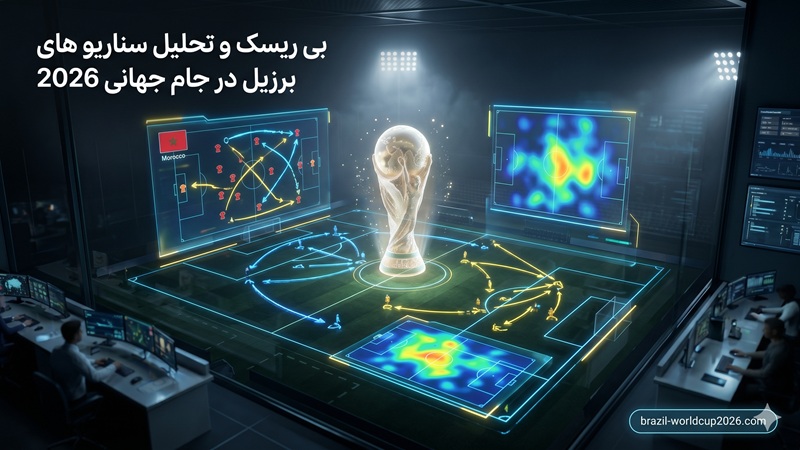 بی ریسک و تحلیل سناریو های برزیل در جام جهانی 2026