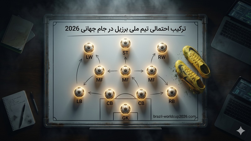 بی ریسک و تحلیل سناریو های برزیل در جام جهانی 2026